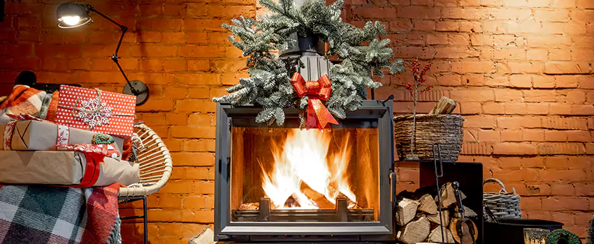 Travis Industries Linear Gas Fireplace Installation in Lake Charles, Louisiana