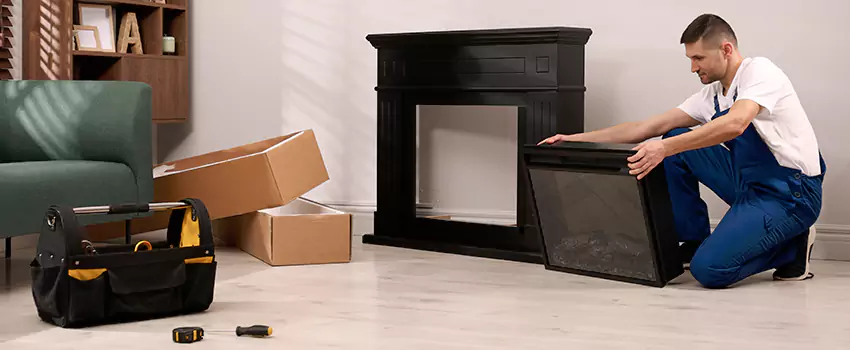 Old Rusted Metal Fireplace Repair And Replacement in Lake Charles, LA