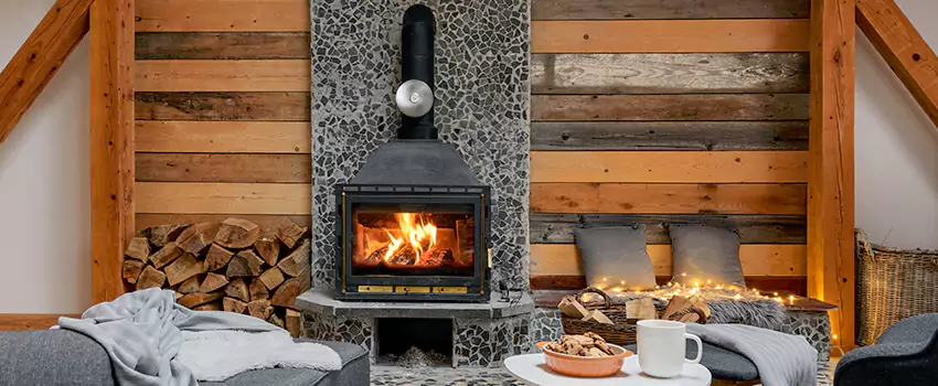 Thelin Hearth Products Direct Vent Gas Stove Fireplace Inspection in Lake Charles, Louisiana